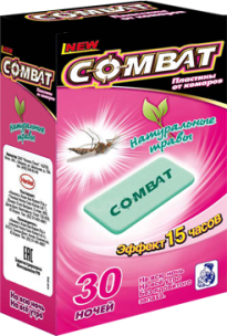 Combat пластины от комаров